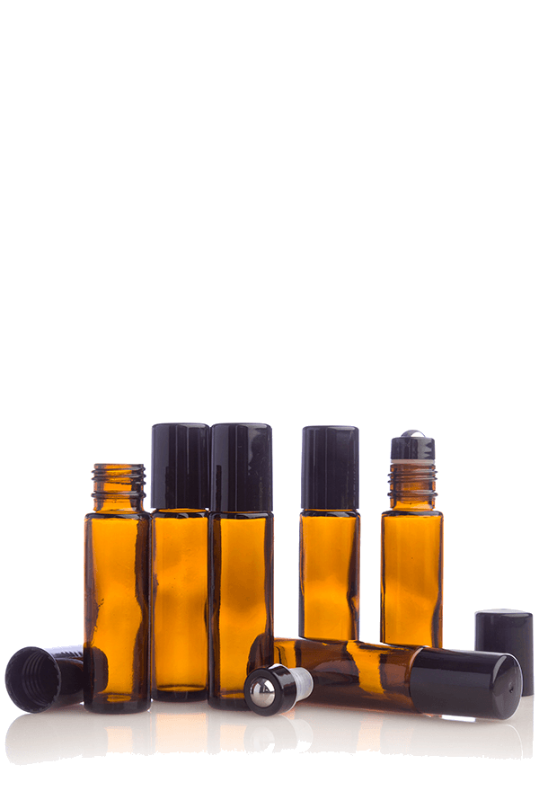 Bursztynowe Buteleczki-Rollery 10 ml (6 szt.)